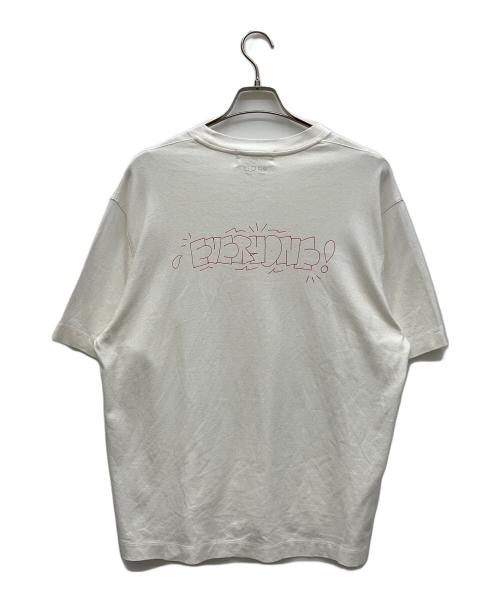 everyone（エブリワン）everyone (エブリワン) 半袖カットソー ホワイト サイズ:Mの古着・服飾アイテム