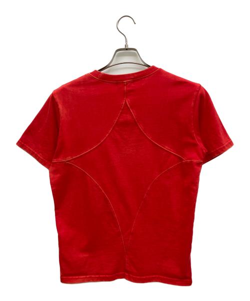 THUG CLUB（サグ クラブ）THUG CLUB (サグ クラブ) 半袖カットソー レッド サイズ:Mの古着・服飾アイテム