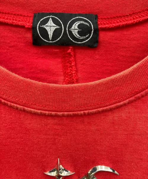 THUG CLUB（サグ クラブ）THUG CLUB (サグ クラブ) 半袖カットソー レッド サイズ:Mの古着・服飾アイテム