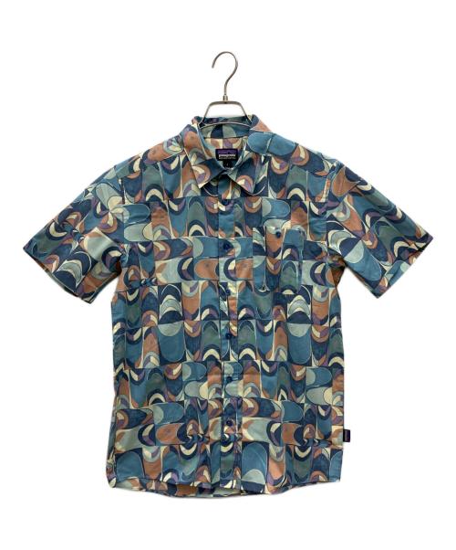 Patagonia（パタゴニア）Patagonia (パタゴニア) 半袖シャツ ブルー サイズ:Sの古着・服飾アイテム