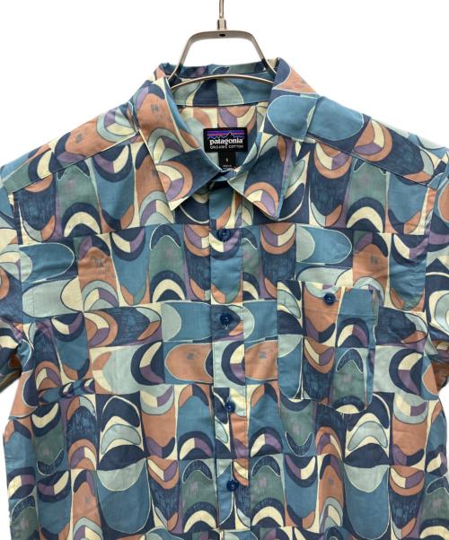 Patagonia（パタゴニア）Patagonia (パタゴニア) 半袖シャツ ブルー サイズ:Sの古着・服飾アイテム