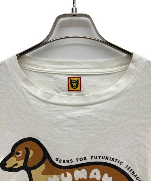 HUMAN MADE（ヒューマンメイド）HUMAN MADE (ヒューマンメイド) 長袖カットソー ホワイト サイズ:XXLの古着・服飾アイテム