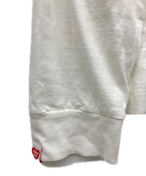 HUMAN MADE（ヒューマンメイド）HUMAN MADE (ヒューマンメイド) 長袖カットソー ホワイト サイズ:XXLの古着・服飾アイテム