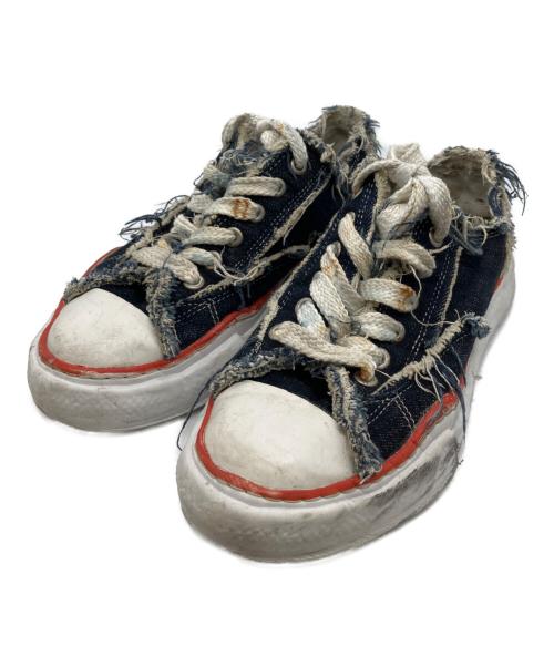 Maison MIHARA YASUHIRO（メゾン ミハラ ヤスヒロ）Maison MIHARA YASUHIRO (メゾン ミハラ ヤスヒロ) NIGEL CABOURN (ナイジェルケーボン) ローカットスニーカー ネイビー サイズ:43の古着・服飾アイテム