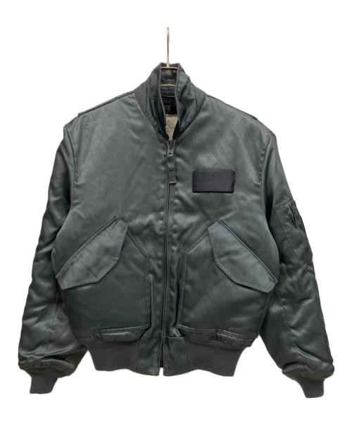 HOUSTON（ヒューストン）HOUSTON (ヒューストン) MA-1ジャケット グリーン サイズ:Mの古着・服飾アイテム