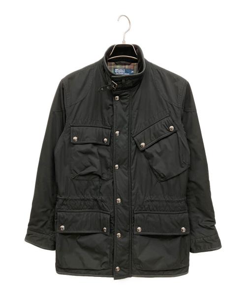 POLO RALPH LAUREN（ポロ・ラルフローレン）POLO RALPH LAUREN (ポロ・ラルフローレン) ジップアップジャケット ブラック サイズ:Mの古着・服飾アイテム