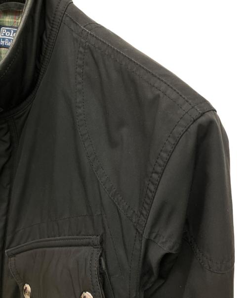POLO RALPH LAUREN（ポロ・ラルフローレン）POLO RALPH LAUREN (ポロ・ラルフローレン) ジップアップジャケット ブラック サイズ:Mの古着・服飾アイテム