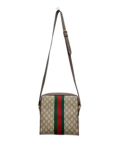 GUCCI（グッチ）GUCCI (グッチ) ショルダーバッグ ブラウン×ベージュの古着・服飾アイテム