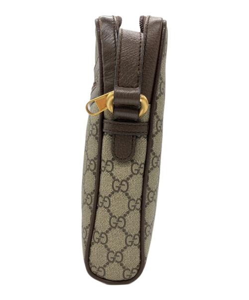 GUCCI（グッチ）GUCCI (グッチ) ショルダーバッグ ブラウン×ベージュの古着・服飾アイテム