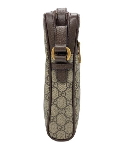 GUCCI（グッチ）GUCCI (グッチ) ショルダーバッグ ブラウン×ベージュの古着・服飾アイテム