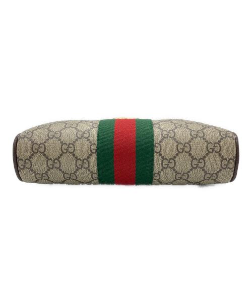 GUCCI（グッチ）GUCCI (グッチ) ショルダーバッグ ブラウン×ベージュの古着・服飾アイテム
