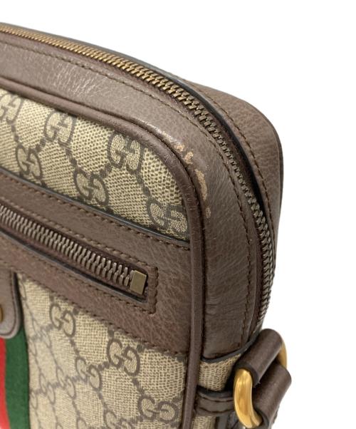 GUCCI（グッチ）GUCCI (グッチ) ショルダーバッグ ブラウン×ベージュの古着・服飾アイテム