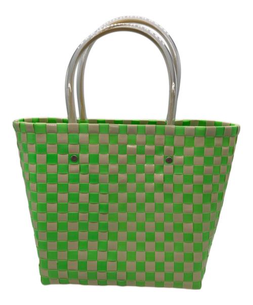 MARNI（マルニ）MARNI (マルニ) トートバッグ グリーン×ホワイトの古着・服飾アイテム