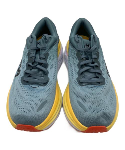 M BONDI 8 HOKAONEONE（エム ボンダイ エイト ホカオネオネ）M BONDI 8 HOKAONEONE (エム ボンダイ エイト ホカオネオネ) ローカットスニーカー ブルー×イエロー サイズ:28.5cmの古着・服飾アイテム