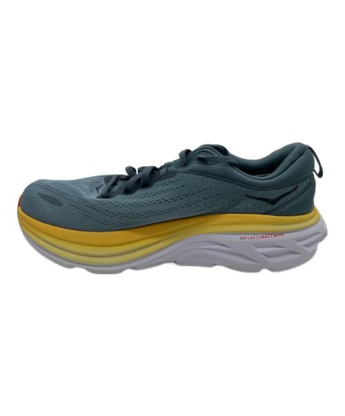 M BONDI 8 HOKAONEONE（エム ボンダイ エイト ホカオネオネ）M BONDI 8 HOKAONEONE (エム ボンダイ エイト ホカオネオネ) ローカットスニーカー ブルー×イエロー サイズ:28.5cmの古着・服飾アイテム