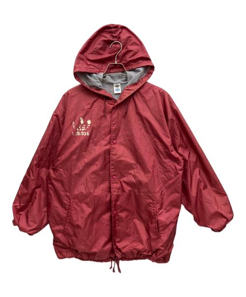 adidas（アディダス）adidas (アディダス) ナイロンジャケット レッド サイズ:MLの古着・服飾アイテム