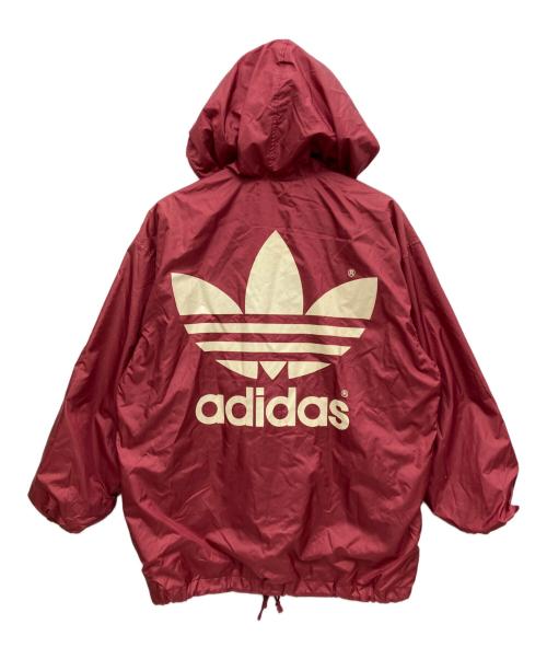 adidas（アディダス）adidas (アディダス) ナイロンジャケット レッド サイズ:MLの古着・服飾アイテム