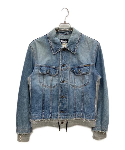 DOLCE & GABBANA（ドルチェ＆ガッバーナ）DOLCE & GABBANA (ドルチェ＆ガッバーナ) デニムジャケット インディゴ サイズ:Mの古着・服飾アイテム