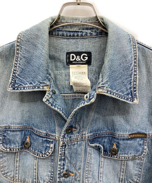 DOLCE & GABBANA（ドルチェ＆ガッバーナ）DOLCE & GABBANA (ドルチェ＆ガッバーナ) デニムジャケット インディゴ サイズ:Mの古着・服飾アイテム