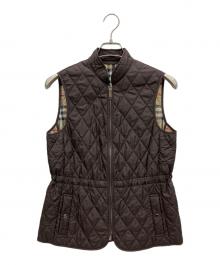 Burberry's（バーバリーズ）の古着「キルティングベスト」｜ブラウン