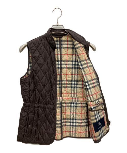 Burberry's（バーバリーズ）Burberry's (バーバリーズ) キルティングベスト ブラウン サイズ:40の古着・服飾アイテム