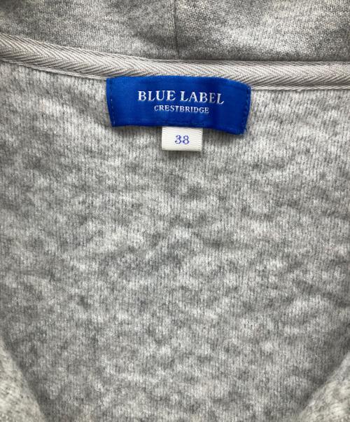 BLUE LABEL CRESTBRIDGE（ブルーレーベルクレストブリッジ）BLUE LABEL CRESTBRIDGE (ブルーレーベルクレストブリッジ) プルオーバーパーカー グレー サイズ:38の古着・服飾アイテム