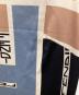中古・古着 FENDI (フェンディ) ノースリーブワンピース ブルー×ベージュ サイズ:42：8000円