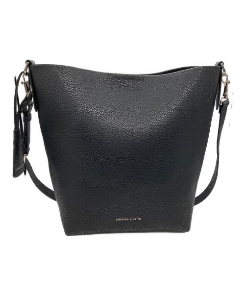 CHARLES & KEITH（チャールズアンドキース）CHARLES & KEITH (チャールズアンドキース) ショルダーバッグ ブラックの古着・服飾アイテム