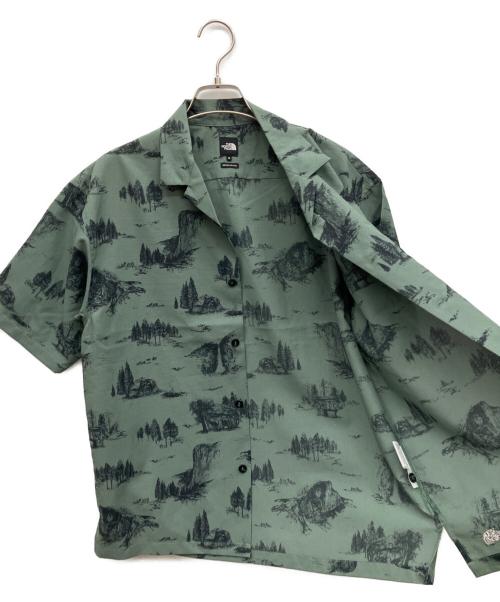 THE NORTH FACE（ザ ノース フェイス）THE NORTH FACE (ザ ノース フェイス) 半袖シャツ グリーン サイズ:Sの古着・服飾アイテム