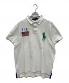 POLO RALPH LAURENポロ・ラルフローレン）の古着「ポロシャツ」｜ホワイト