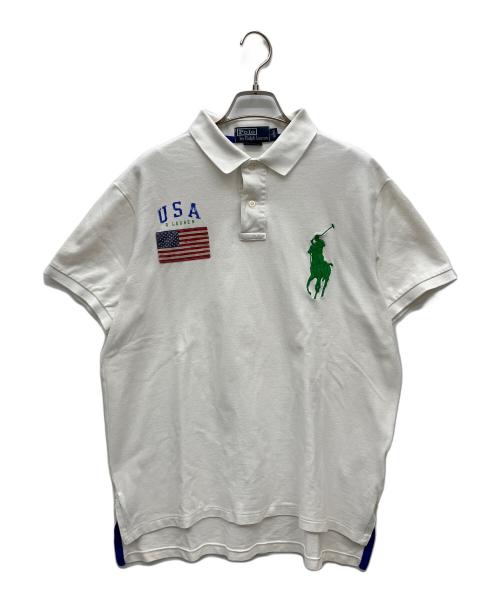 POLO RALPH LAUREN（ポロ・ラルフローレン）POLO RALPH LAUREN (ポロ・ラルフローレン) ポロシャツ ホワイト サイズ:Lの古着・服飾アイテム