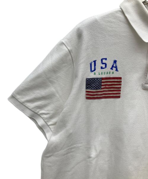 POLO RALPH LAUREN（ポロ・ラルフローレン）POLO RALPH LAUREN (ポロ・ラルフローレン) ポロシャツ ホワイト サイズ:Lの古着・服飾アイテム