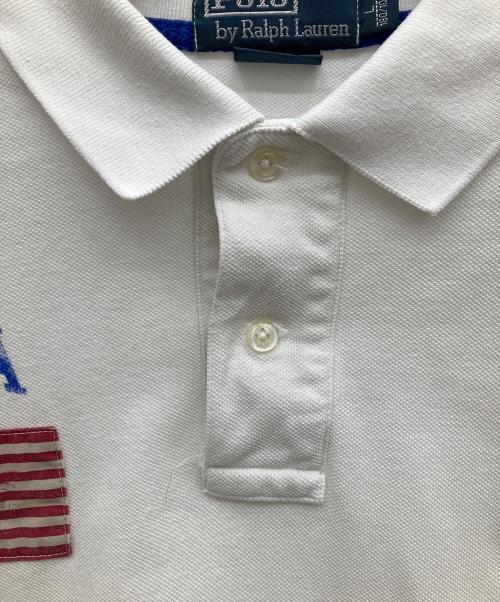 POLO RALPH LAUREN（ポロ・ラルフローレン）POLO RALPH LAUREN (ポロ・ラルフローレン) ポロシャツ ホワイト サイズ:Lの古着・服飾アイテム