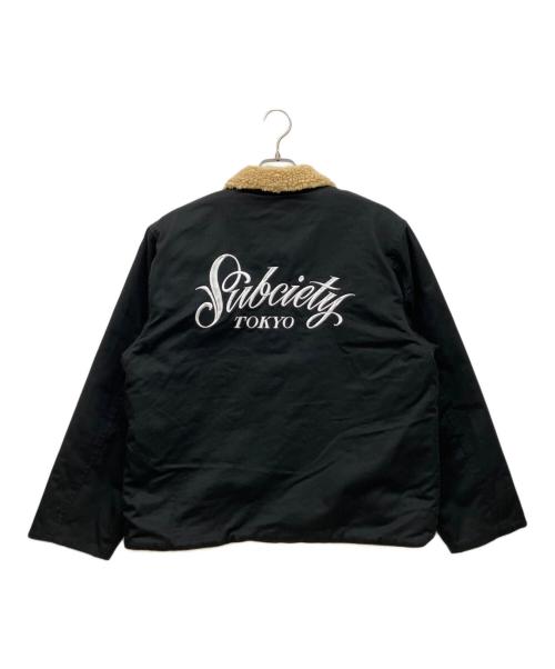 BOA JACKET PRIMAL（ボア・ジャケット・プライマル）BOA JACKET PRIMAL (ボア・ジャケット・プライマル) 内ボアジャケット ブラック サイズ:Lの古着・服飾アイテム