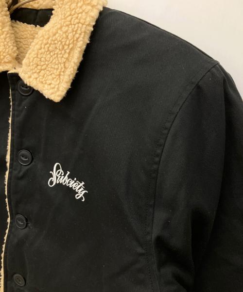BOA JACKET PRIMAL（ボア・ジャケット・プライマル）BOA JACKET PRIMAL (ボア・ジャケット・プライマル) 内ボアジャケット ブラック サイズ:Lの古着・服飾アイテム