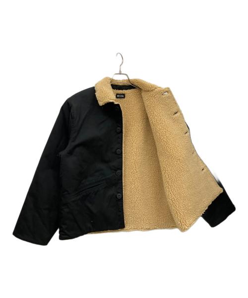 BOA JACKET PRIMAL（ボア・ジャケット・プライマル）BOA JACKET PRIMAL (ボア・ジャケット・プライマル) 内ボアジャケット ブラック サイズ:Lの古着・服飾アイテム