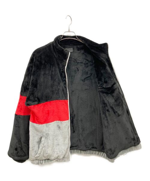 DANKE SCHON（ダンケ シェーン）Danke schon (ダンケ シェーン) フリースジャケット ブラック×グレー サイズ:Freeの古着・服飾アイテム