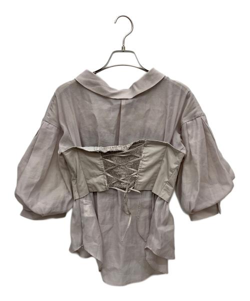 Snidel（スナイデル）Snidel (スナイデル) 半袖ブラウス ライトピンク サイズ:Fの古着・服飾アイテム