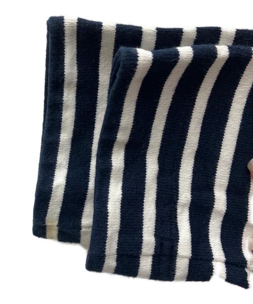 BURBERRY BLUE LABEL（バーバリー ブルー レーベル）BURBERRY BLUE LABEL (バーバリー ブルー レーベル) 長袖ワンピース ネイビー×ホワイト サイズ:38の古着・服飾アイテム