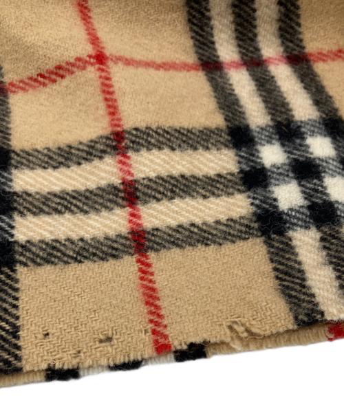 Burberry's（バーバリーズ）Burberry's (バーバリーズ) ウールマフラー ベージュの古着・服飾アイテム