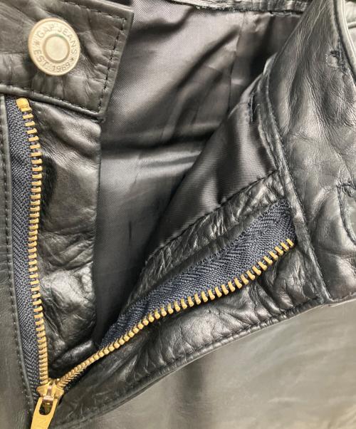 GAP（ギャップ）GAP (ギャップ) レザーパンツ ブラック サイズ:6の古着・服飾アイテム