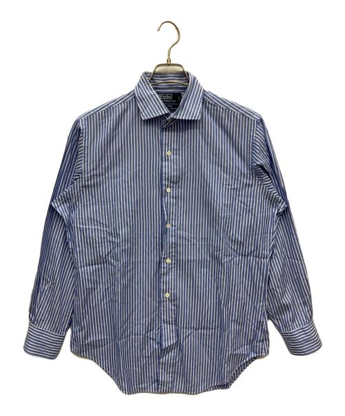 POLO RALPH LAUREN（ポロ・ラルフローレン）POLO RALPH LAUREN (ポロ・ラルフローレン) 長袖シャツ ブルー×ホワイト サイズ:38の古着・服飾アイテム