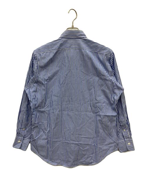 POLO RALPH LAUREN（ポロ・ラルフローレン）POLO RALPH LAUREN (ポロ・ラルフローレン) 長袖シャツ ブルー×ホワイト サイズ:38の古着・服飾アイテム