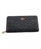 COACHコーチ）の古着「長財布」｜ブラック