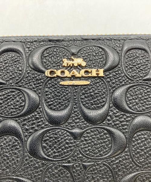 COACH（コーチ）COACH (コーチ) 長財布 ブラックの古着・服飾アイテム