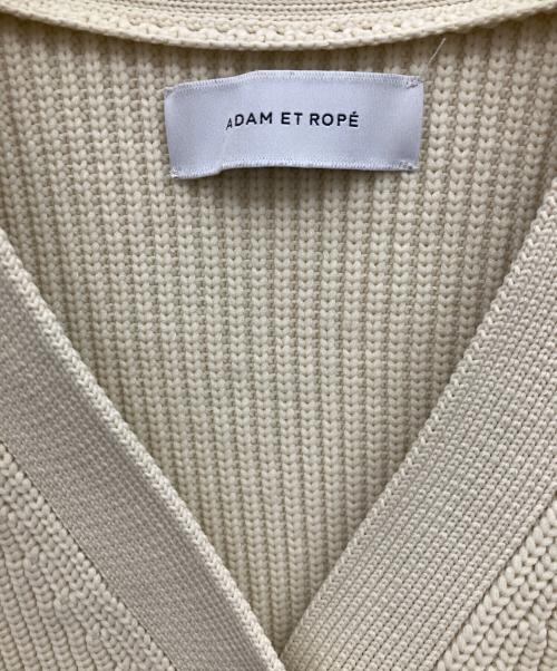 Adam et Rope（アダム エ ロペ）Adam et Rope (アダム エ ロペ) 厚手ニット アイボリー サイズ:Freeの古着・服飾アイテム