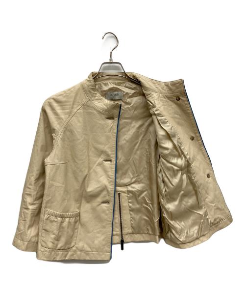 OLIVIERI（オリヴィエリ）OLIVIERI (オリヴィエリ) レザージャケット ベージュ サイズ:42の古着・服飾アイテム