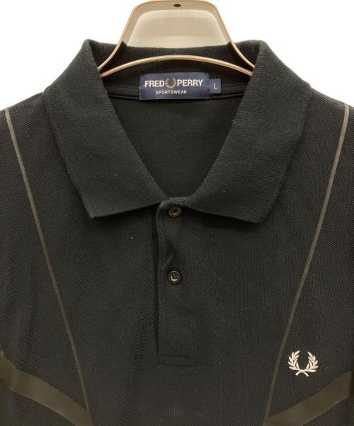 FRED PERRY（フレッドペリー）FRED PERRY (フレッドペリー) ポロシャツ ブラック サイズ:Lの古着・服飾アイテム
