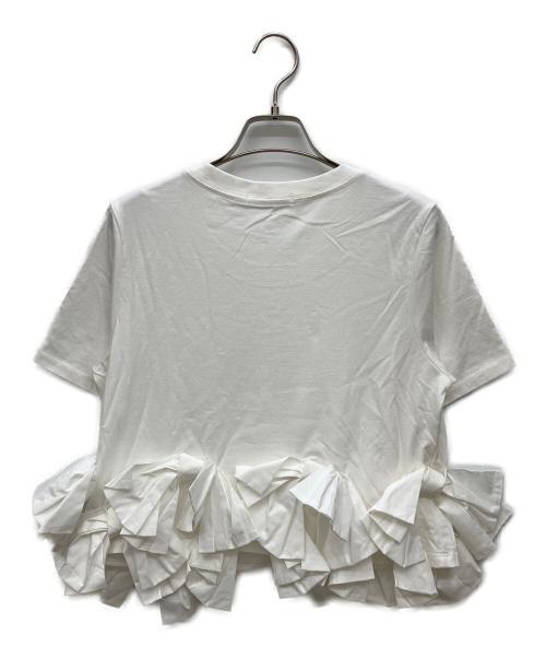 Snidel（スナイデル）Snidel (スナイデル) 半袖カットソー ホワイト サイズ:Fの古着・服飾アイテム