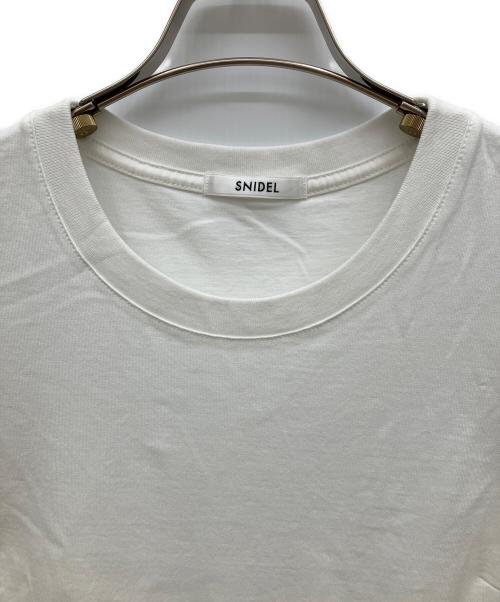 Snidel（スナイデル）Snidel (スナイデル) 半袖カットソー ホワイト サイズ:Fの古着・服飾アイテム